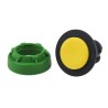 Schneider Electric Harmony Series Yellow Momentary Push Button Head, 30 mm Cutout, Round, IP66 IP67 IP69K ZB5FL5