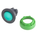 Schneider Electric Harmony Series Green Momentary Push Button Head 30mm Cutout Plastic IP66 IP67 IP69K ZB5FW333