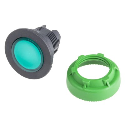 Schneider Electric Harmony Series Green Momentary Push Button Head 30mm Cutout Plastic IP66 IP67 IP69K ZB5FW333