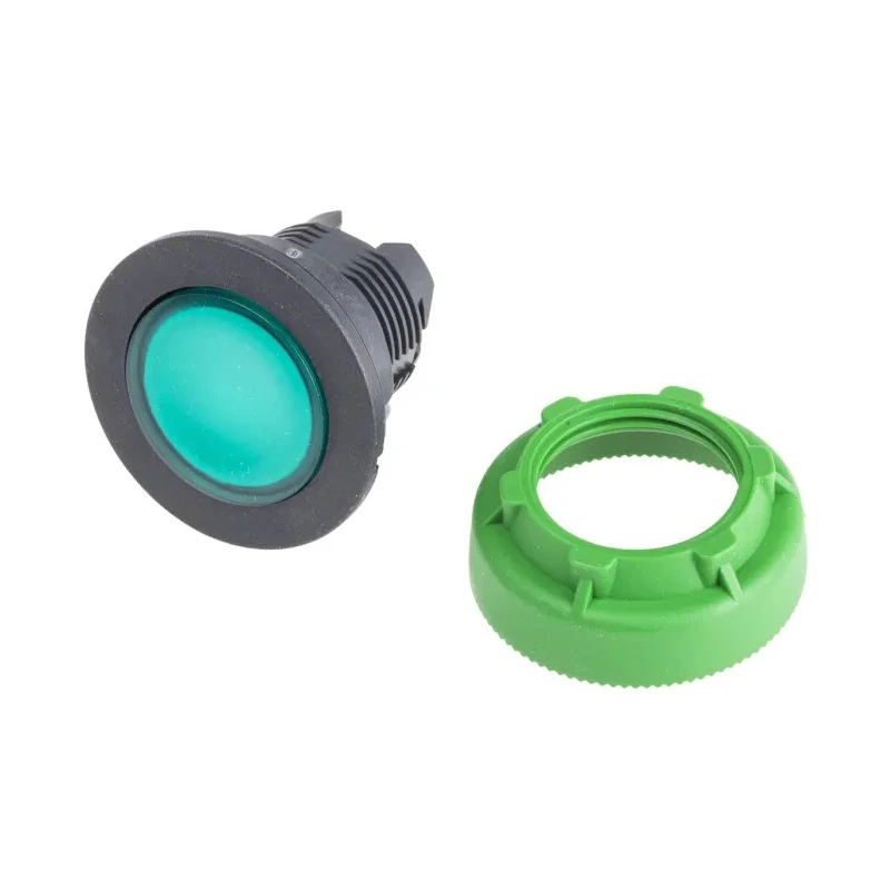 Schneider Electric Harmony Series Green Momentary Push Button Head 30mm Cutout Plastic IP66 IP67 IP69K ZB5FW333