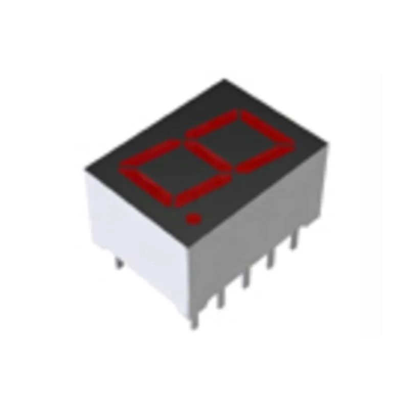 ROHM 1 Digit 7-Segment LED Display Cathode 36mcd 650nm 10.2mm Character Height LAP-401VN