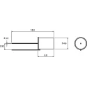 Assemtech Vibration Sensor, 250 mA Max, -20 °C to 85 °C, 24V AC, Contact Resistance 10Ω ASLS 2.0