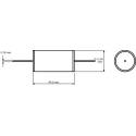 Assemtech Vibration Sensor, 250 mA Max, -20 °C to 85 °C, 24V AC, Contact Resistance 10Ω ASLS 2.0