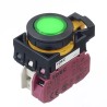 Idec CW Series Illuminated Momentary Push Button Switch, Panel Mount, 22 mm Cutout, SPST, Green LED, IP65, 24 V CW1L-M1E01Q4G