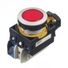 Idec Illuminated Push Button Switch Maintained Panel Mount, 22 mm Cutout, SPST, Red LED, IP65, 24 V 10 A CW4L-A1E10Q4R