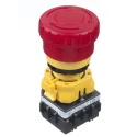 Idec XW Series Contact Block with 2 NC Contacts, Red LED Indicator, 24 V AC/DC Screw Terminal XW1E-LV402Q4MFR