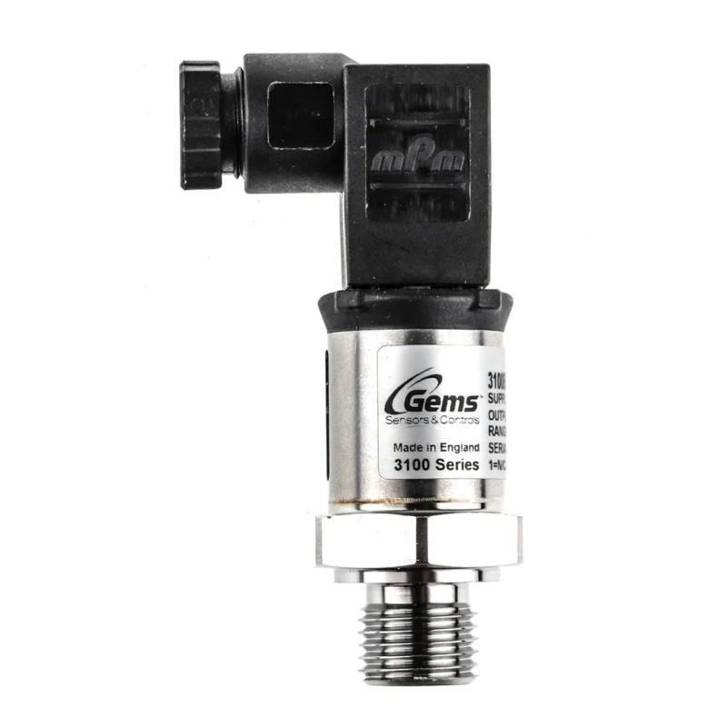 Gems Sensors 3100 Series Pressure Sensor Analogue Output 0 bar Minimum, 40 bar Maximum Pressure, Accuracy 3100B0040G01B000