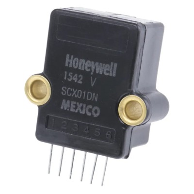 Honeywell Technologies SCX Series Gauge Pressure Sensor Differential Type 0 psi to 1 psi Wheatstone Bridge Output SCX01DN