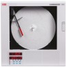 ABB 1-Channel Circular Chart Recorder, 1 Channel, ±0.1% Accuracy, Current, Millivolt, Resistance C1912 KA0012 00000 STD