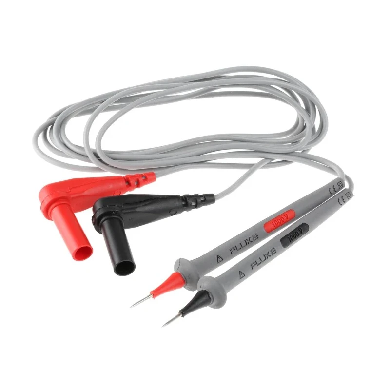 Fluke Electrical Test Lead Kit, CAT III CAT IV 1600kV Voltage, 3A Current, 1m Lead Length TL910