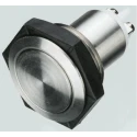 Schurter MCS ES 22 Series Momentary Push Button Switch Panel Mount, 22.2 mm Cutout, SPST, IP40, 48 V dc 1301.9565