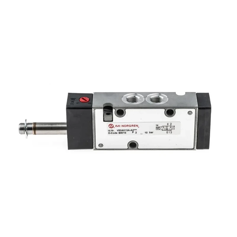 Norgren Pneumatic Solenoid Valve Pneumatic 5-Port Aluminium Body 1/8 in G Thread V60A513A-A2000