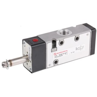 Norgren Pneumatic Solenoid Valve 3-Port Manifold Mount Aluminium Body BSPP 1/4 in V61B413A-A2000