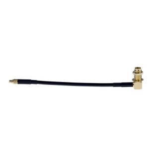 LPRS LPRS-MMCX Series Coaxial Cable Male Straight to Straight, 100 mm 50 Ω LPRS-MMCX-S-M-100-SMA-R-F-B
