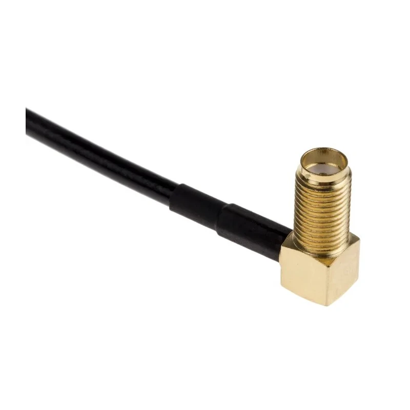 LPRS LPRS-MMCX Series Coaxial Cable Male Straight to Straight, 100 mm 50 Ω LPRS-MMCX-S-M-100-SMA-R-F-B