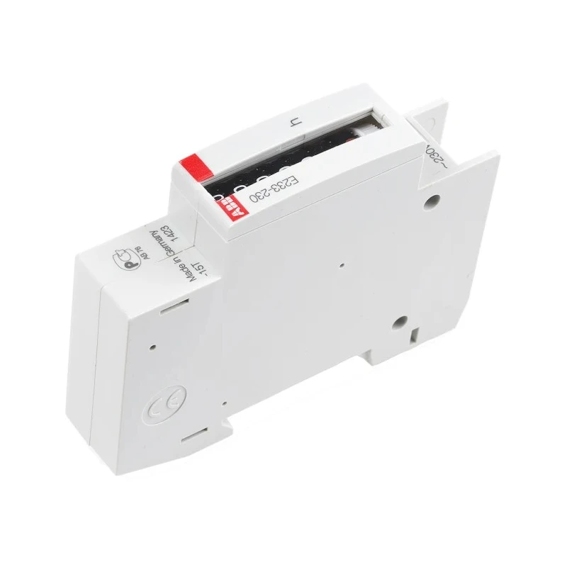 ABB Counter 230V DIN Rail Mount, Digit Height 85mm, Depth 58mm 2CDE100000R1601 - E233-230