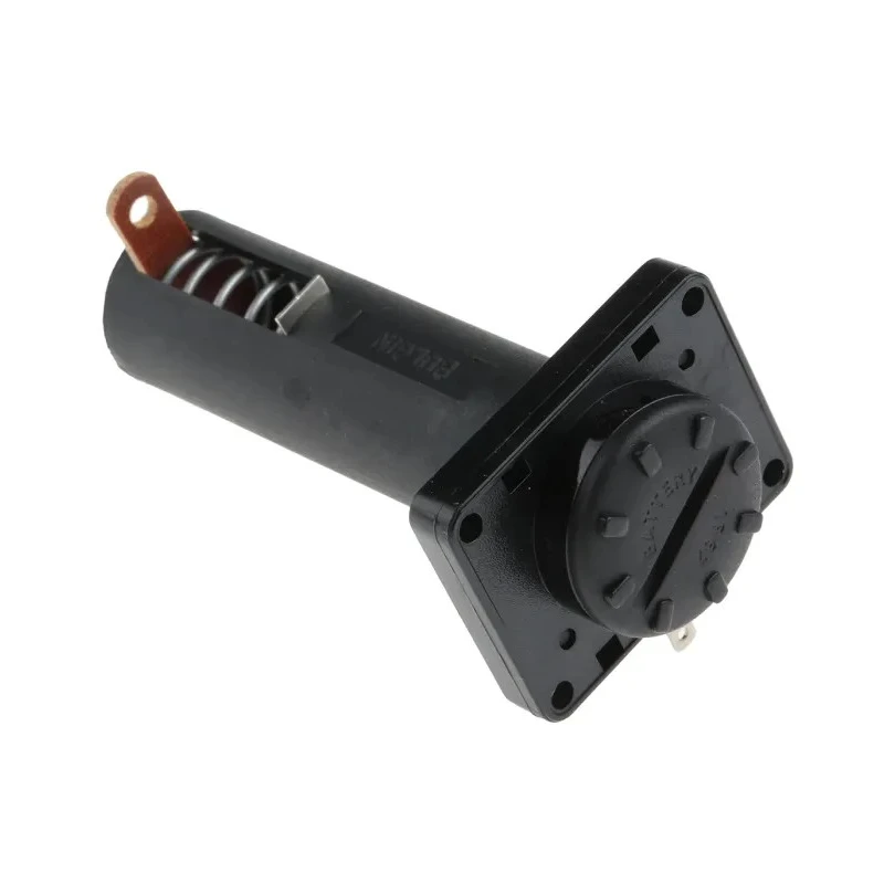 Bulgin AA Battery Holder Panel Mount Glass Filled Polyester Polycarbonate Nylon Body Solder Tag Termination BXS011/1