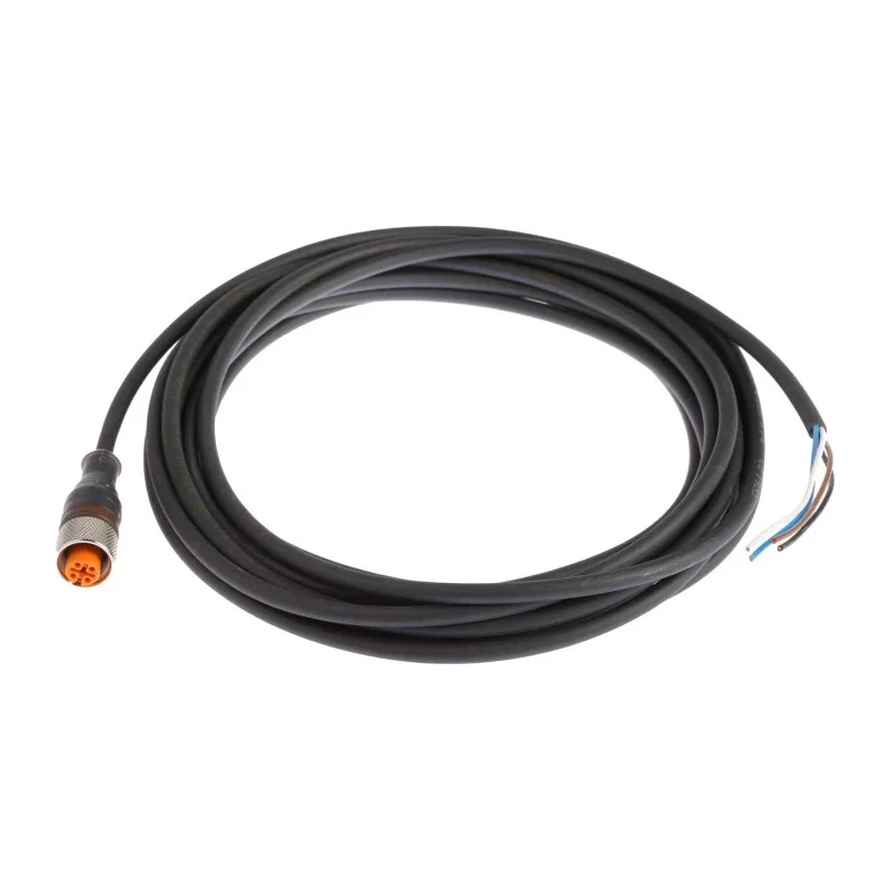 Lumberg Automation Female 4 Way Straight to Unterminated Sensor Actuator Cable, PUR Jacket, 250V RKT 4-225/5M