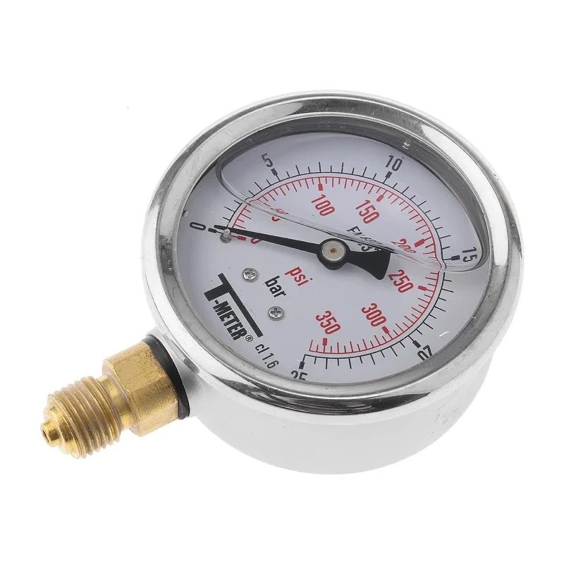 Sferaco 63 mm G 1/4 Type G Stainless Steel Pressure Gauge 25 bar 1613008