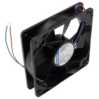ebm-papst 4400 F Series High Performance Ball Bearing Axial Fan, 12V DC, 170 m³/h Air Flow, 5.3 W, 440 mA, 119 mm x 25 4412F