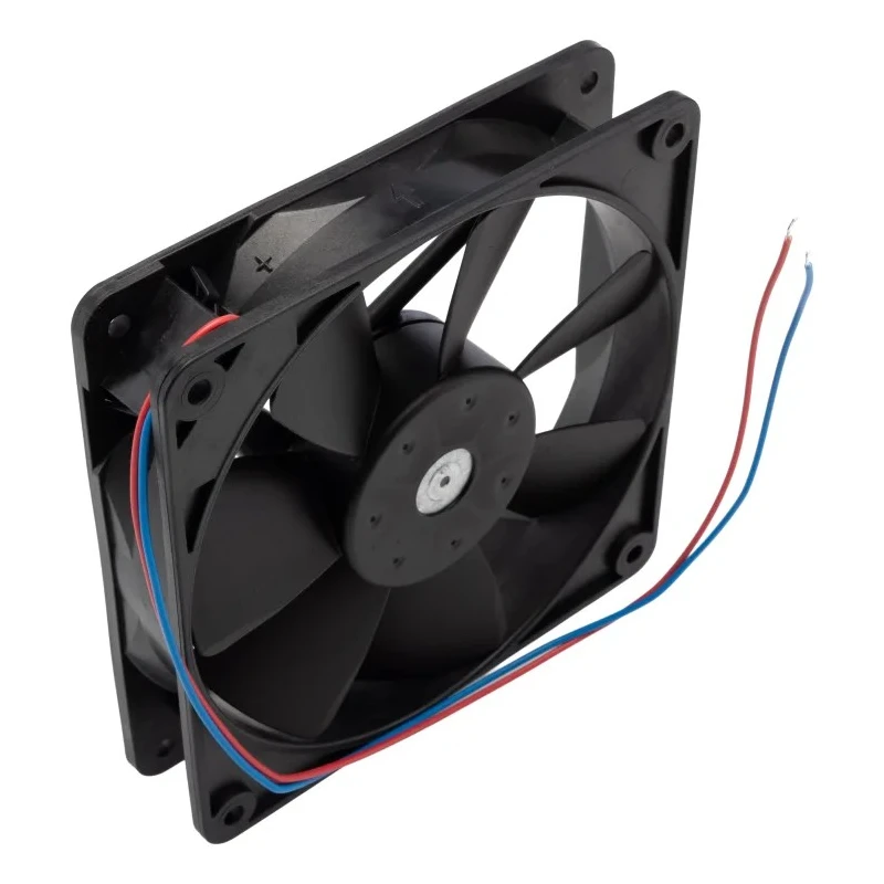 ebm-papst 4400 F Series High Performance Ball Bearing Axial Fan, 12V DC, 170 m³/h Air Flow, 5.3 W, 440 mA, 119 mm x 25 4412F