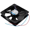 ebm-papst 4400 F Series High Performance Ball Bearing Axial Fan, 12V DC, 170 m³/h Air Flow, 5.3 W, 440 mA, 119 mm x 25 4412F