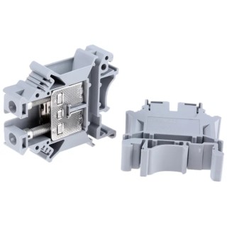Phoenix Contact UK 16 N Series Feed Through Terminal Block Grey 16mm² 4mm² 1-Level Screw ATEX 3006043