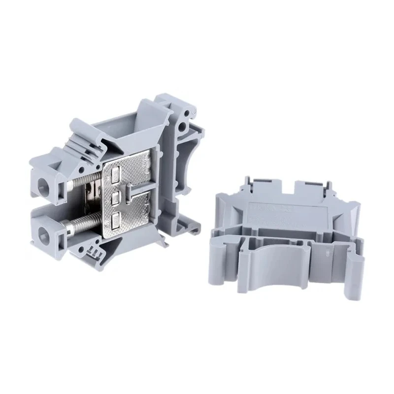 Phoenix Contact UK 16 N Series Feed Through Terminal Block Grey 16mm² 4mm² 1-Level Screw ATEX 3006043