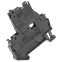 Phoenix Contact Fused DIN Rail Terminal Black 4mm² 1-Level Spring Cage 6.3A 500V ST 4-HESI (5X20) 3036369