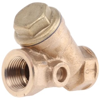 Sferaco Bronze Y Strainer 1/2 in, Liquid Suitable, Bronze Body 202004