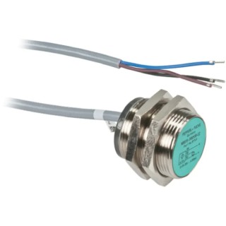Pepperl + Fuchs Threaded Barrel Inductive Proximity Sensor M30 PNP 36 V DC 200 mA 15 mm NBB15-30GM30-E2