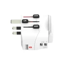 SKROSS Travel Adapter Europe Australia UK China USA USB 6.3A 250V SKR-0080