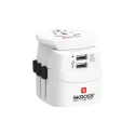 SKROSS Travel Adapter Europe Australia UK China USA USB 6.3A 250V SKR-0080