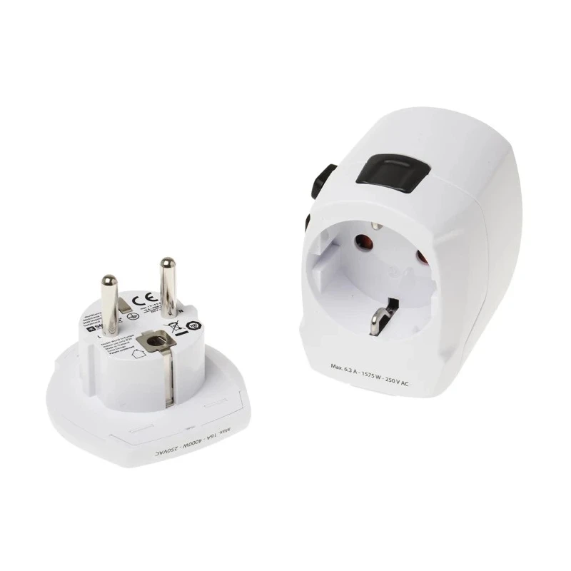 SKROSS Travel Adapter Europe Australia UK China USA USB 6.3A 250V SKR-0080