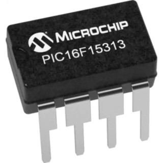 Microchip 8-Bit PIC Microcontroller, 32 MHz, 3.5kB FLASH, 8-Pin PDIP PIC16F15313-I/P