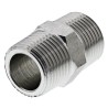 Legris Pneumatic Stainless Steel Pipe Fitting Straight Hexagon Coupler Male 3/8 in x Male 3/8 in 1821 17 17