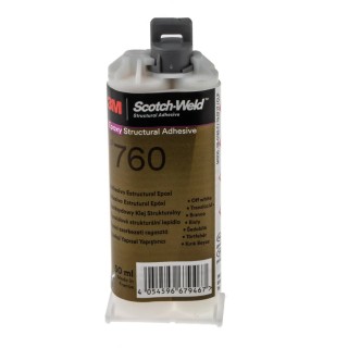 3M Scotch-Weld DP760 Brown Liquid Epoxy Adhesive, 50 ml, High Temperature Resistance DP760