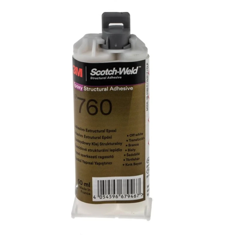 3M Scotch-Weld DP760 Brown Liquid Epoxy Adhesive, 50 ml, High Temperature Resistance DP760