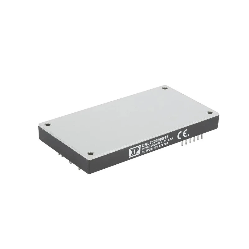 XP Power DC/DC Converter, 15V DC Output, 50mA, 200-425V DC Input, 750W, Through Hole SIP Package, 100°C Max Operating QHL750