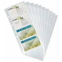 Durable Document Wallet 10 Per Pack, Transparent VISIFIX Polypropylene 111mm Width 2387-19
