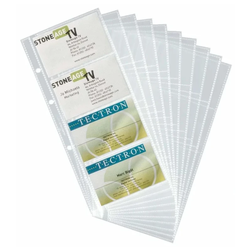 Durable Document Wallet 10 Per Pack, Transparent VISIFIX Polypropylene 111mm Width 2387-19