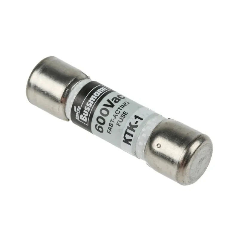 Eaton Fast Acting Melamine Cartridge Fuse 1A 600V AC, 10 x 38 mm KTK-1