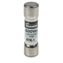 Eaton Fast Acting Melamine Cartridge Fuse 1A 600V AC, 10 x 38 mm KTK-1
