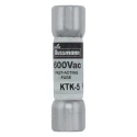 Eaton Cartridge Fuse 5A Fast Acting Melamine Body 10 x 38 mm 600V AC KTK-5