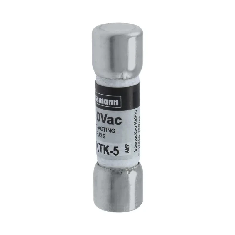Eaton Cartridge Fuse 5A Fast Acting Melamine Body 10 x 38 mm 600V AC KTK-5