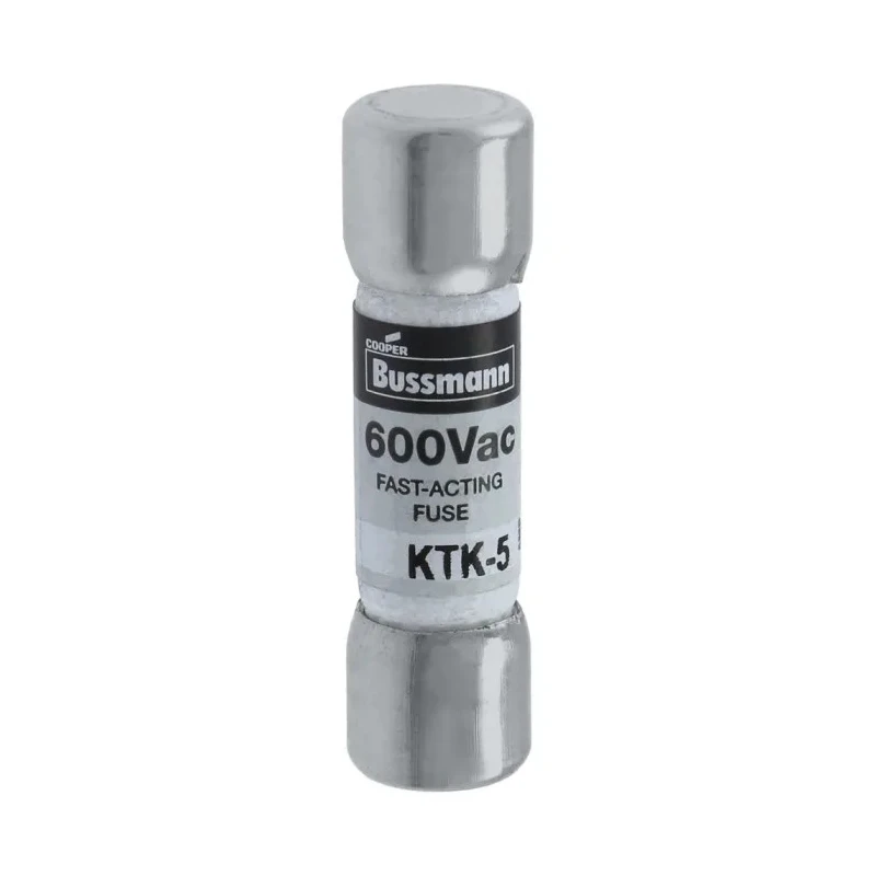Eaton Cartridge Fuse 5A Fast Acting Melamine Body 10 x 38 mm 600V AC KTK-5