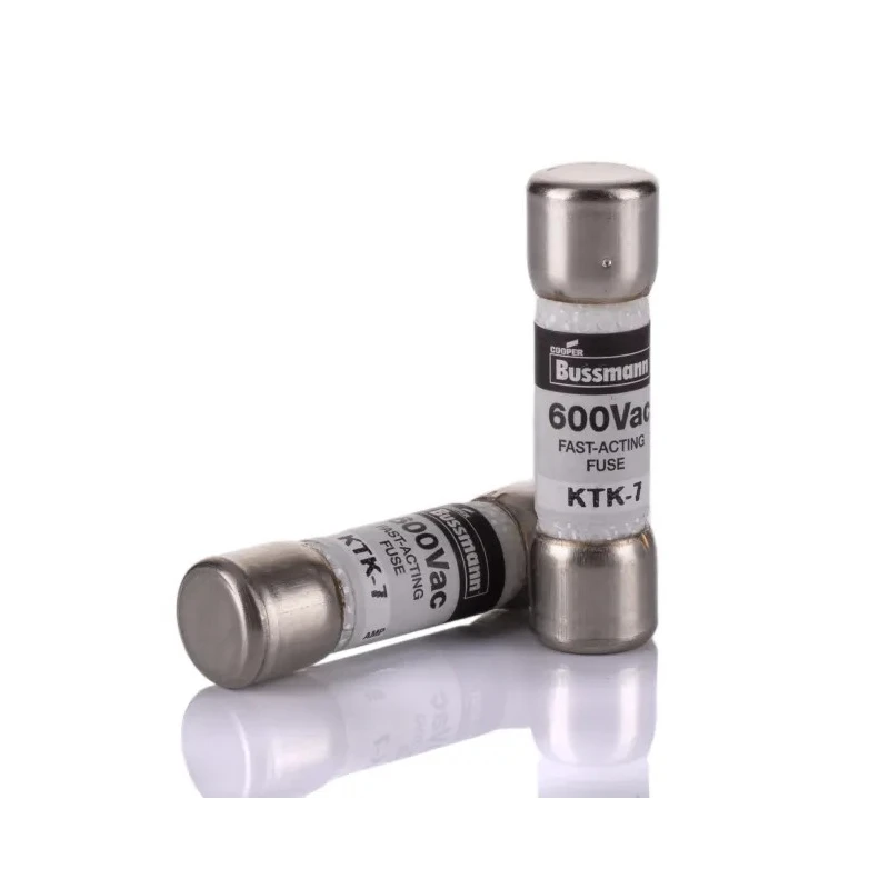 Eaton Cartridge Fuse 7A Current Rating 600V AC Fast Acting Melamine Body 10 x 38 mm KTK-7