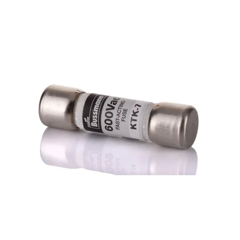 Eaton Cartridge Fuse 7A Current Rating 600V AC Fast Acting Melamine Body 10 x 38 mm KTK-7