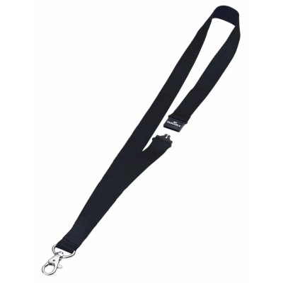 Durable Black Metal Lanyard 440mm Length, 20mm Width, 10 Pieces Per Pack 8137-01