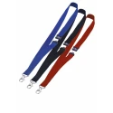 Durable Black Metal Lanyard 440mm Length, 20mm Width, 10 Pieces Per Pack 8137-01